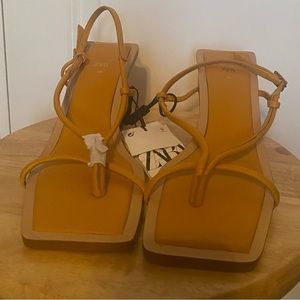 Brand New Zara Sandal Block Heel!